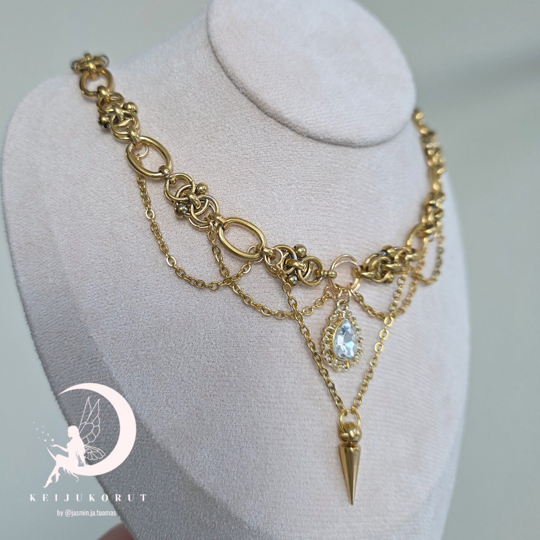 Chainmail Necklace - Gold