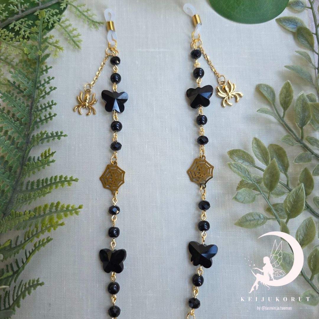 Dark Fairy Eyeglass Chain