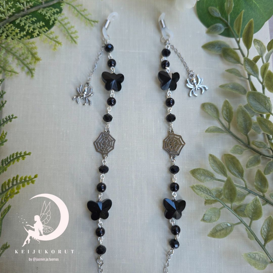 Dark Fairy Eyeglass Chain