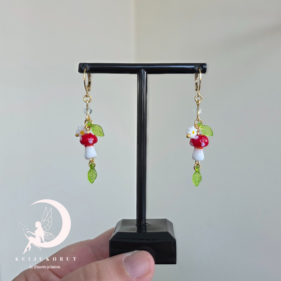 Summer Mushrooms Earrings