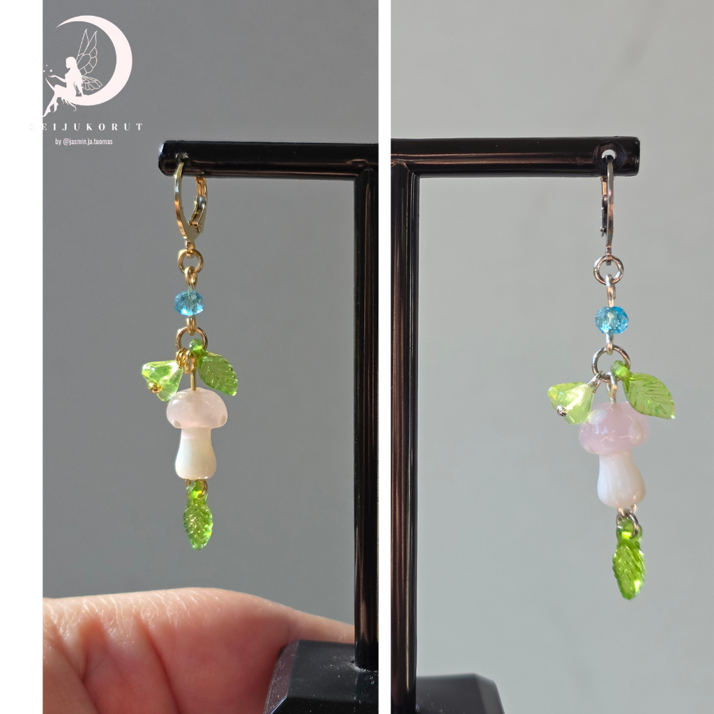Spring Mushroom Earrings