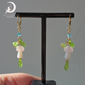 Spring Mushroom Earrings