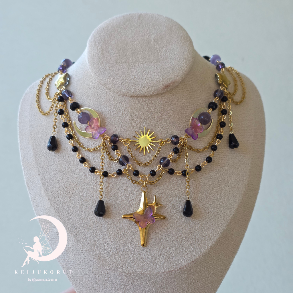 Galaxy Necklace Set - Gold