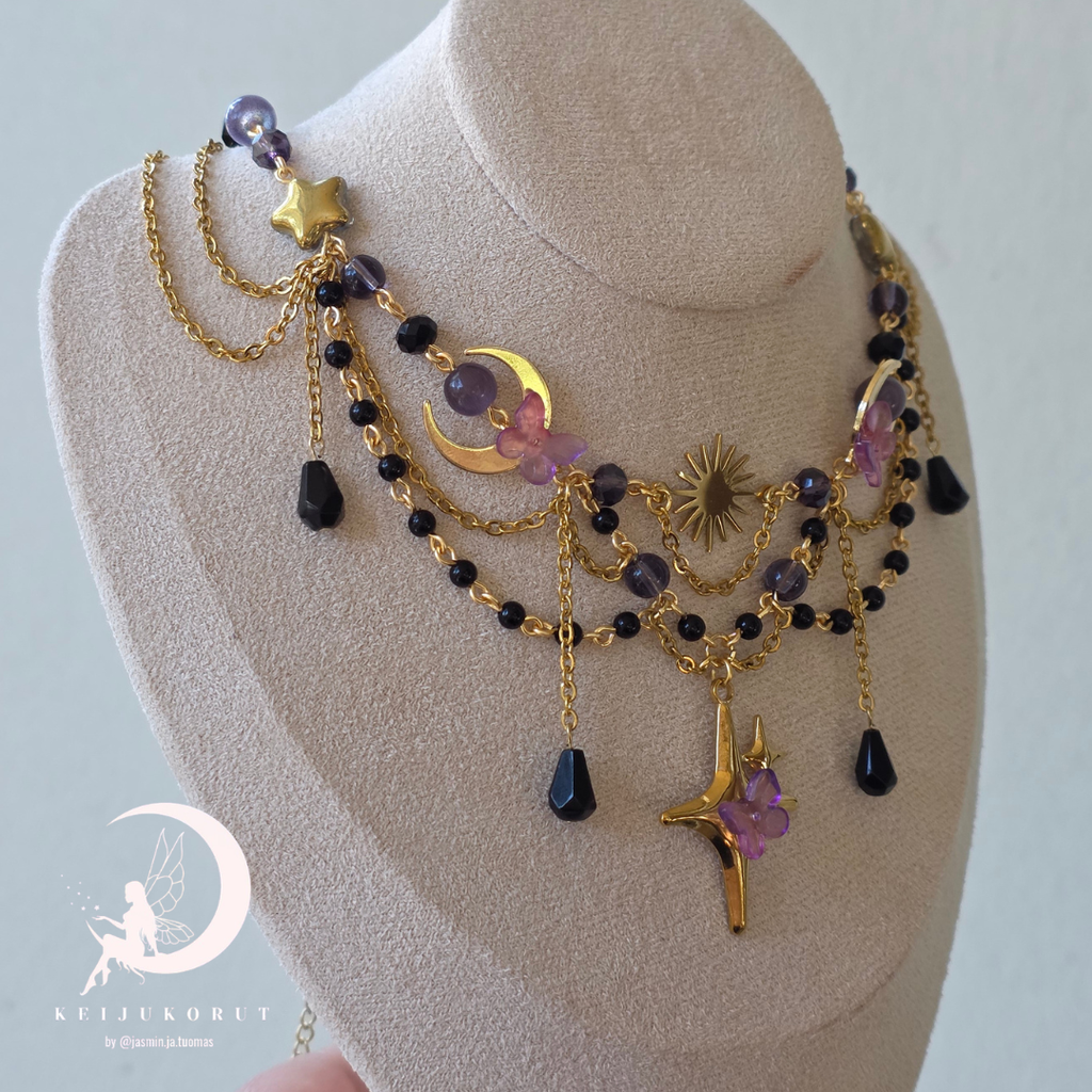 Galaxy Necklace Set - Gold