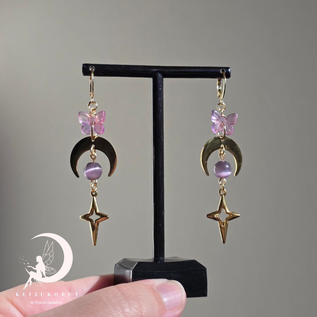 Galaxy Necklace Set - Gold