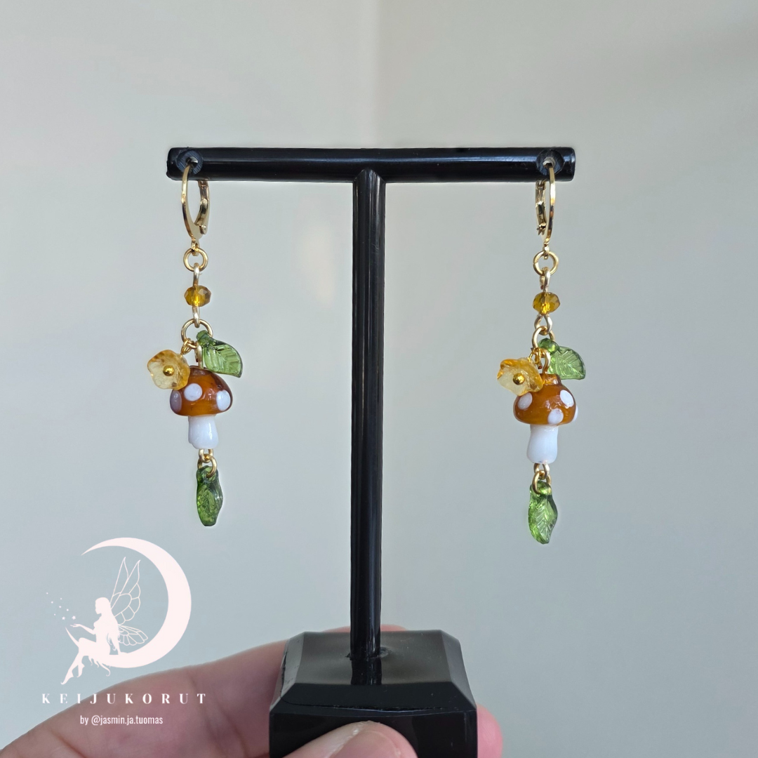 Fall Mushrooms Earrings