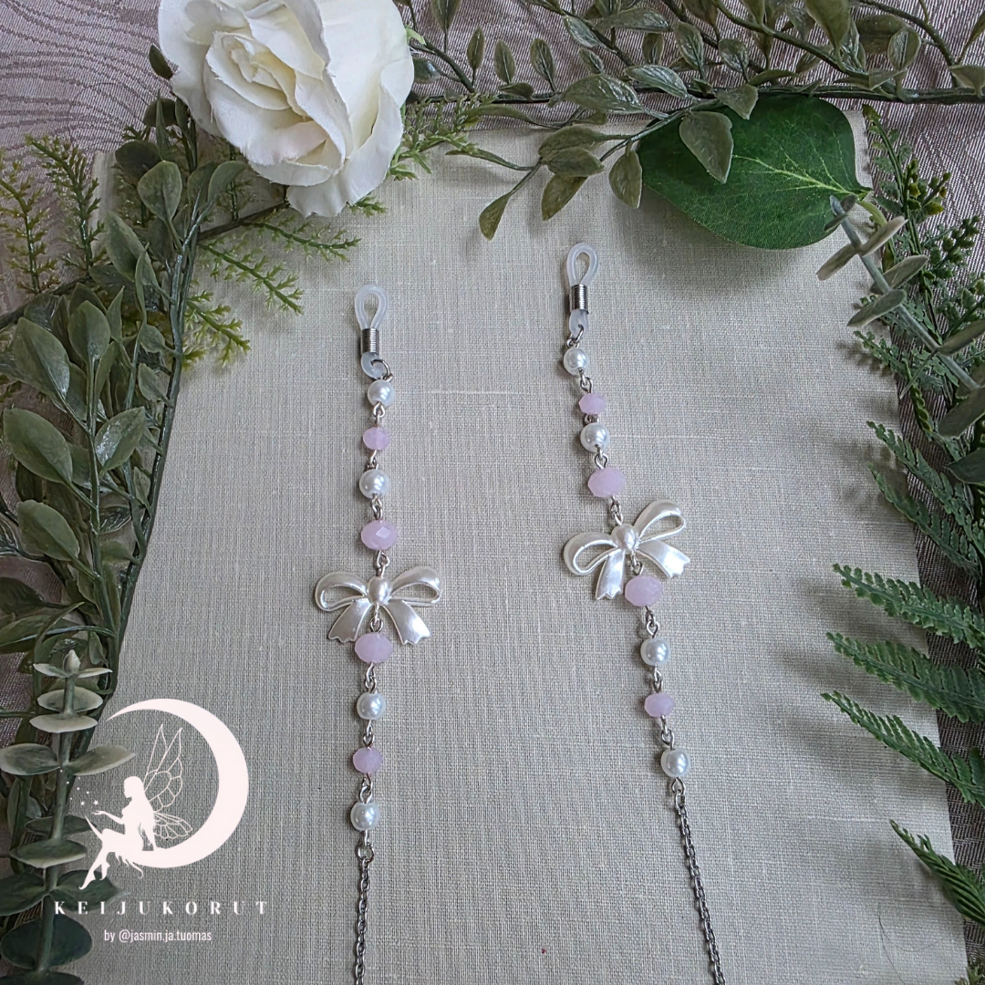 Coquette Eyeglass Chains - Silver