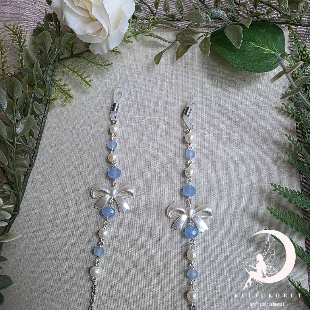 Coquette Eyeglass Chains - Silver