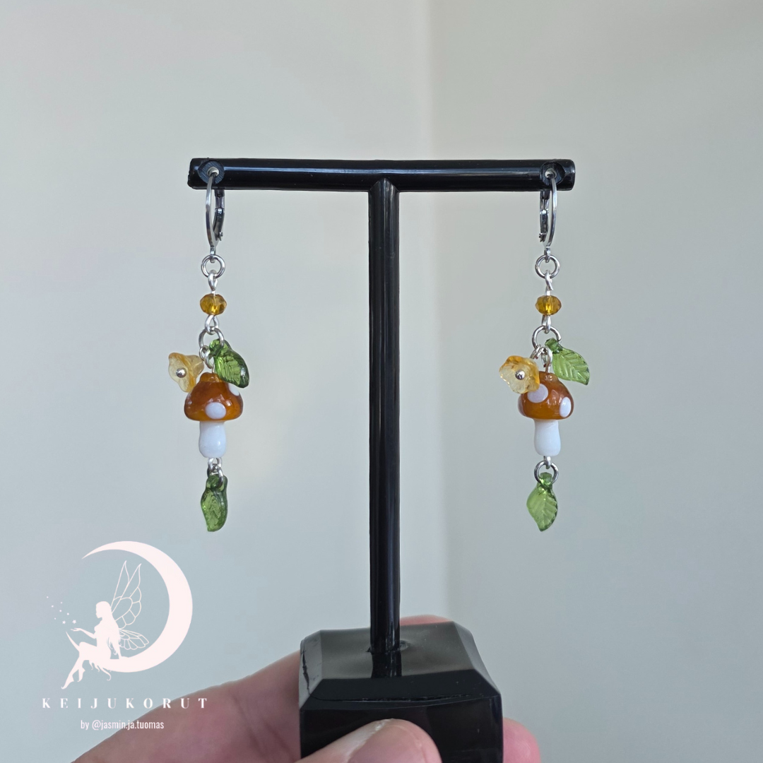 Fall Mushrooms Earrings