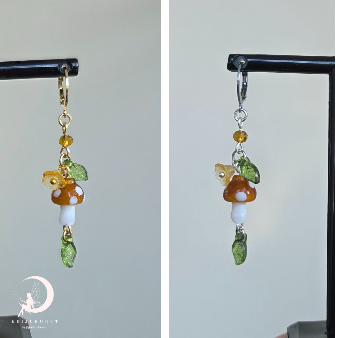Fall Mushrooms Earrings