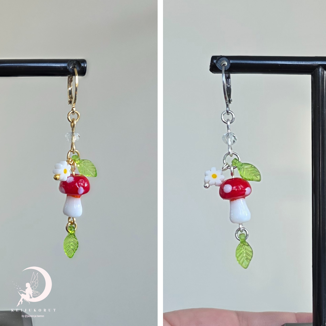 Summer Mushrooms Earrings
